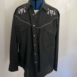 Men's xl western button down